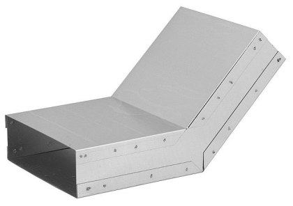 Kolano pionowe ocynk DARCO KSS 150X50 /45