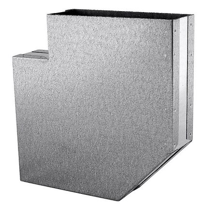 Kolano płaskie ocynk DARCO KL 200X90 /90