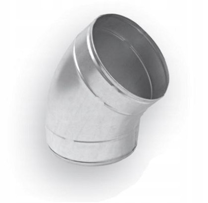 Kolano ocynk spiro fi 200 mm - 45 stopni