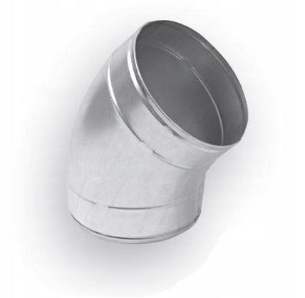 Knee galvanized spiro fi 200 mm - 45 degrees