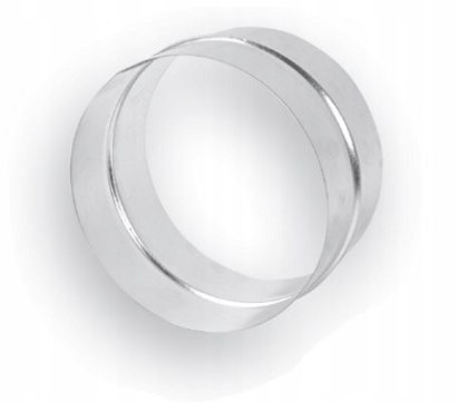 Nypel ocynk łącznik rur spiro fi 100