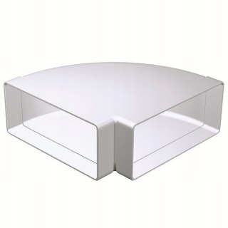 Kolano poziome płaskie 220x90 /90 PCV 950