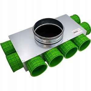 Rozdzielacz kątowy FLEXO BOX PRO K 8x75 / fi 160