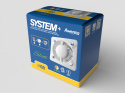 Bathroom fan body SYSTEM+ KWS100H Higro Timer