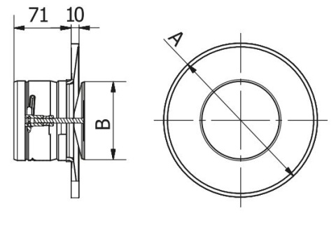 anemostat 100 asv wymiary