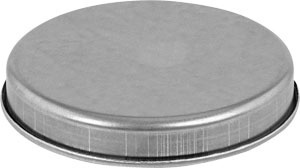 Dekiel zaślepka fi 125 mm ocynk