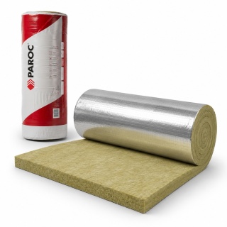 Mata PAROC Lamella Mat AluCoat 20 mm / 10m2 – wełna z folią aluminiową do izolacji kanałów wentylacyjnych