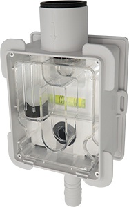 Syfon kulowy podtynkowy z rewizją REGIO DN 16-40mm