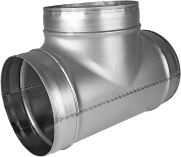 Trójnik wentylacyjny symetryczny ocynk 125/125 mm