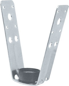 Z-mounting sling, galvanized bracket with shock absorber
