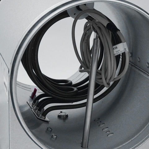 HAVACO ECH-NI PTX-125/24/1F - nagrzewnica kanałowa Ø125 mm 2,4 kW