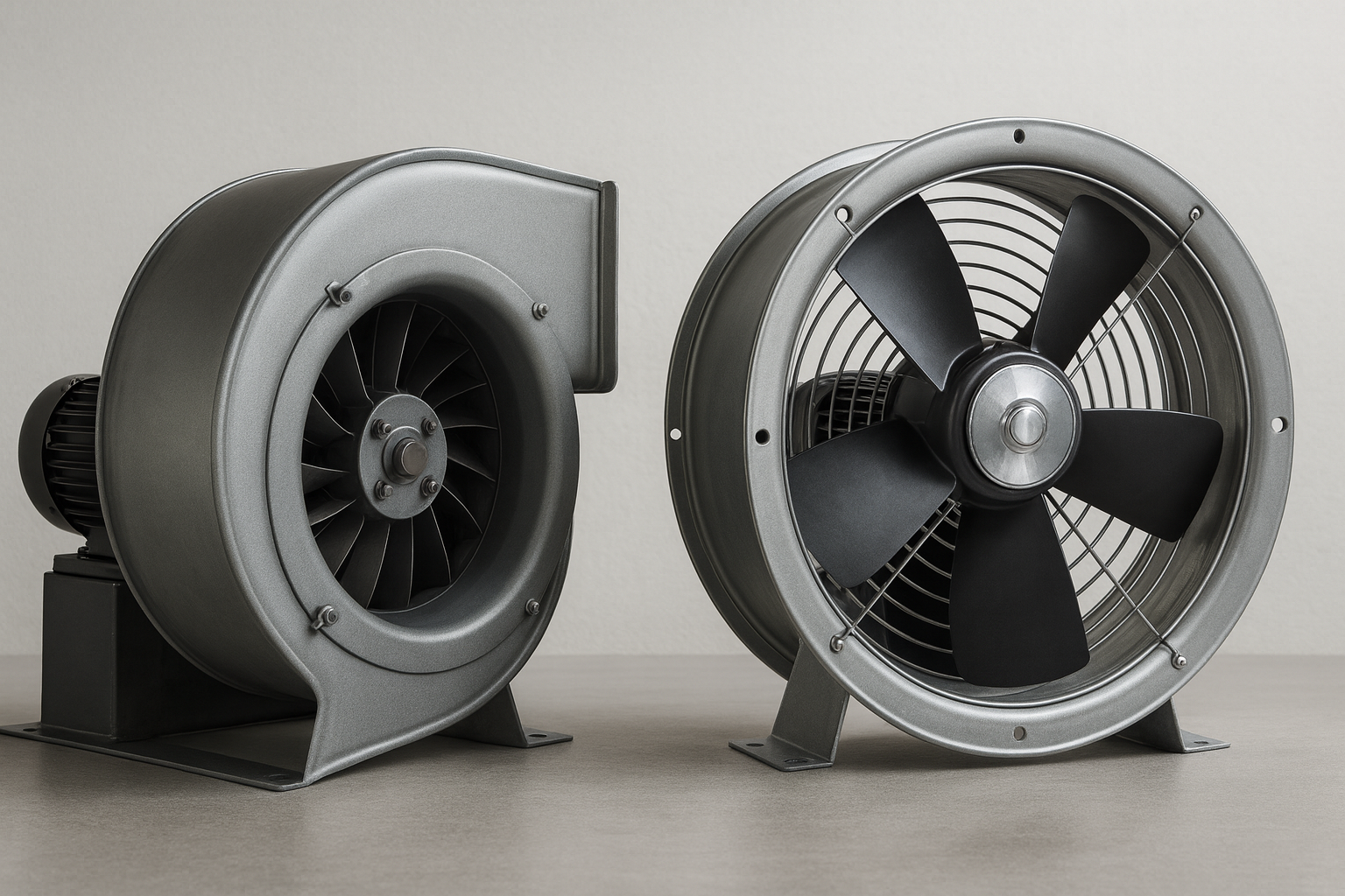 Czym różnią się wentylatory osiowe i promieniowe? Wyjaśniamy